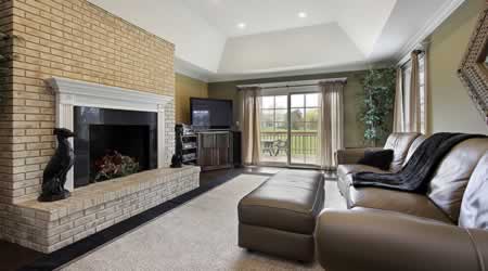 New Brick Fireplace Construction Moline Illinois