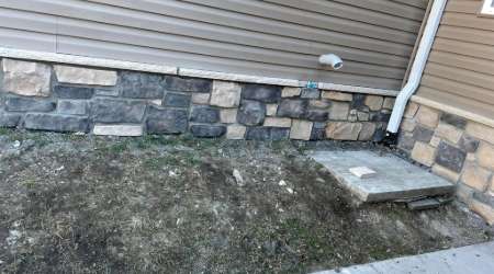 stone veneer siding installation in Moline, IL